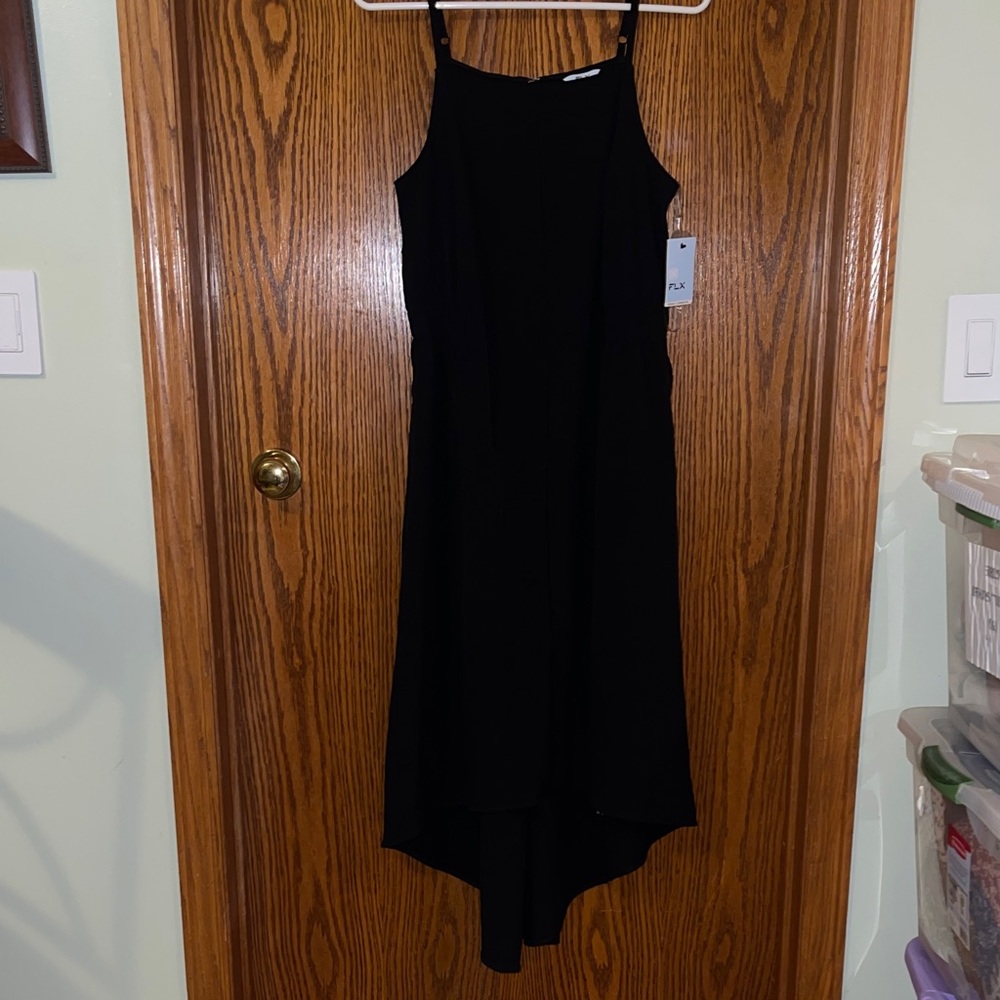 Chic Black High Low Dress FLX Medium